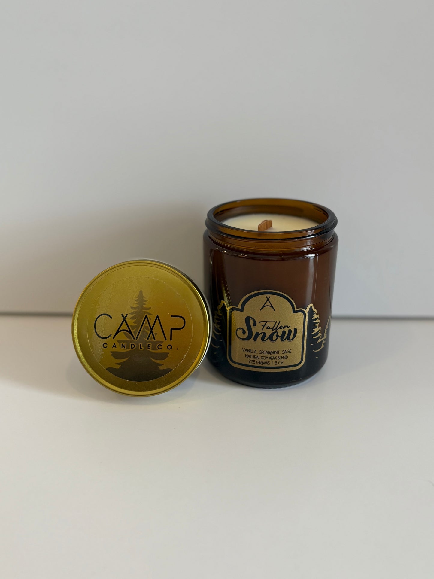 Fallen Snow Woodwick Candle