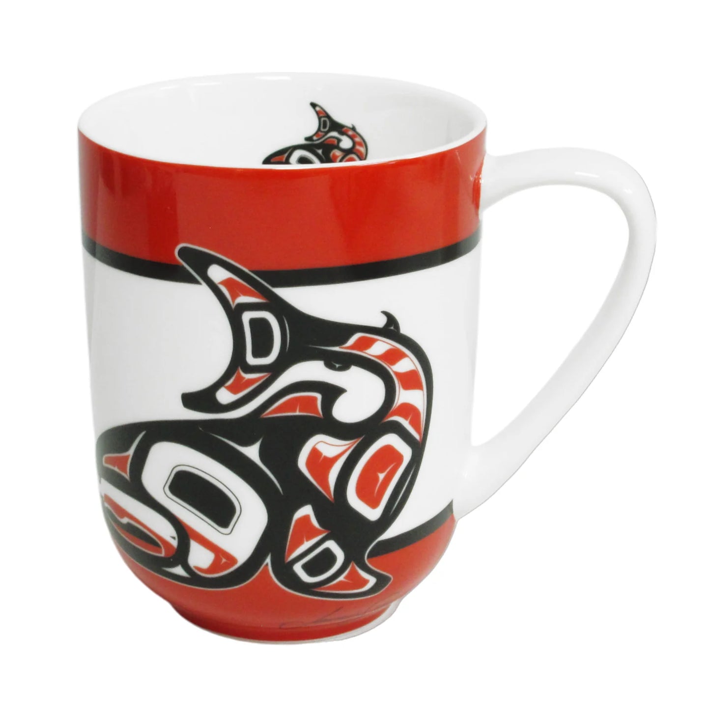 Salmon Porcelain Mug